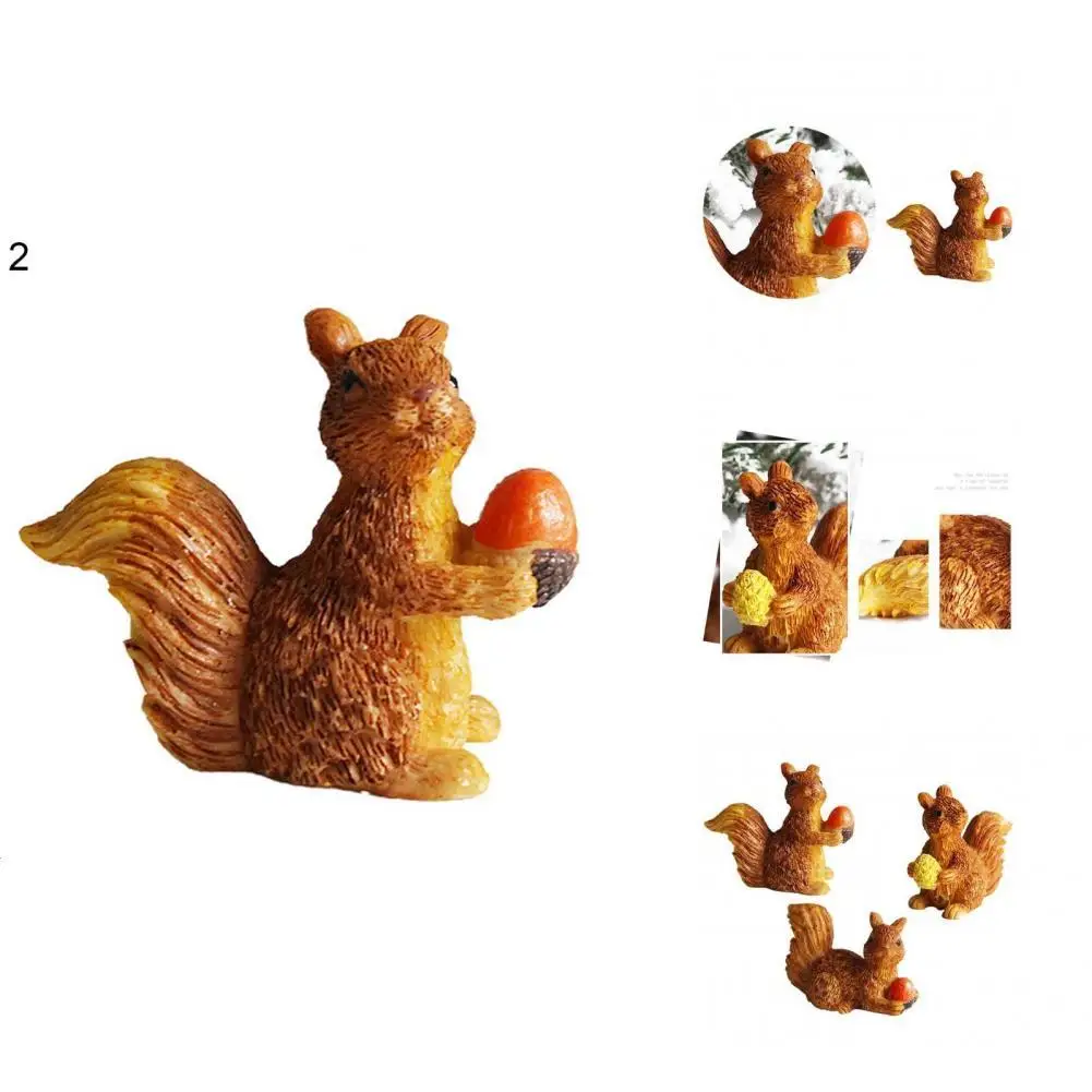 

Practical Squirrel Figurine Innovative Sturdy Ornamental Cute Squirrel Figurine Squirrel Statue Squirrel Ornament