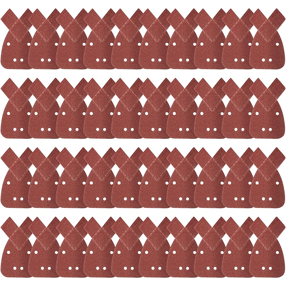 

40 Pcs Sandpapers Kit 40-120 Grit Mouses Sanding Sheet Grinding Wood Stone For Polishing Tools Sander Accessories
