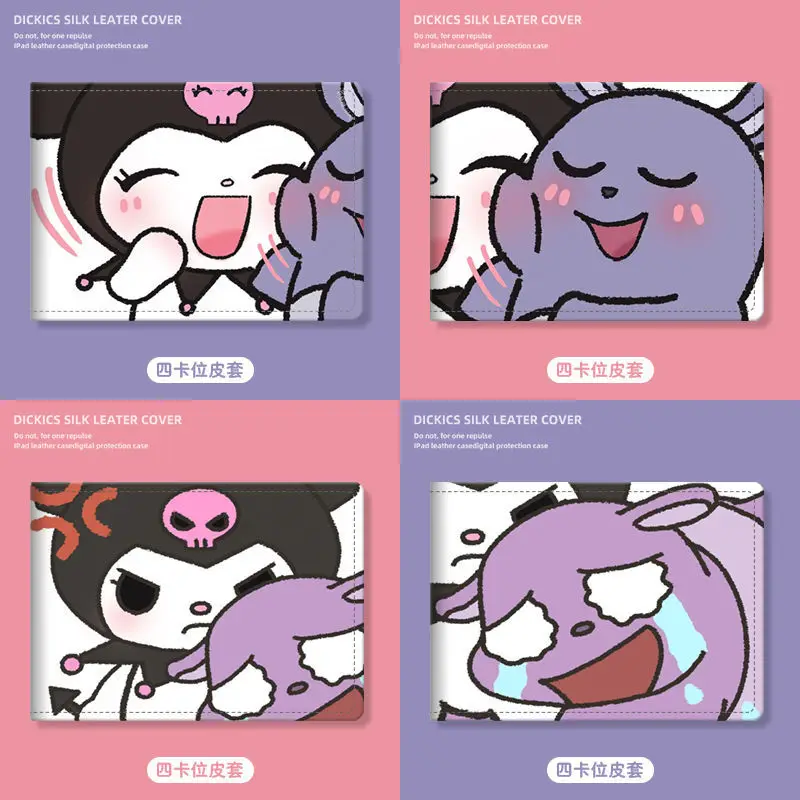 

Кожаный защитный чехол для водительского удостоверения Sanrio Kuromi, 2 в 1