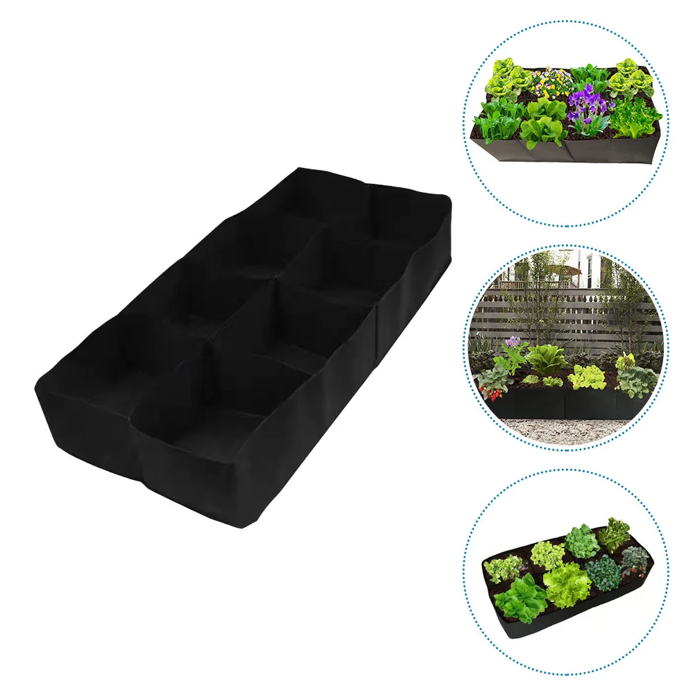 

Fabric Grow Garden Pots Bed Container Raised Planting Vegetable Planter Beds Cloth Flower Potato Big Square Growth Aeration