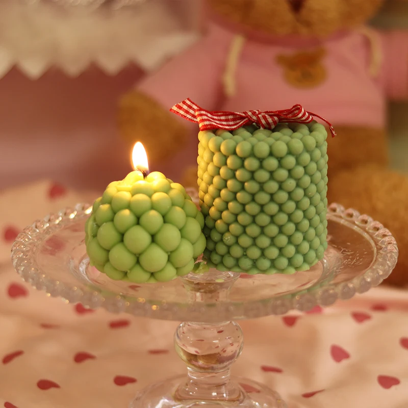 3D Ароматизированная свеча в виде пузырьков воск электронная пирамида