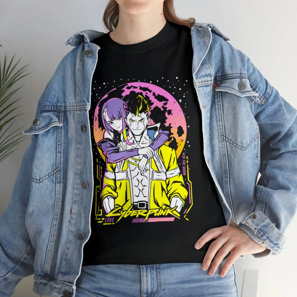 Аниме футболка аниме одежда манга рубашка Otaku Fash Edge Runner Люси 2022