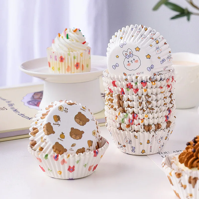125 шт./упаковка Бумажные Формочки для кексов