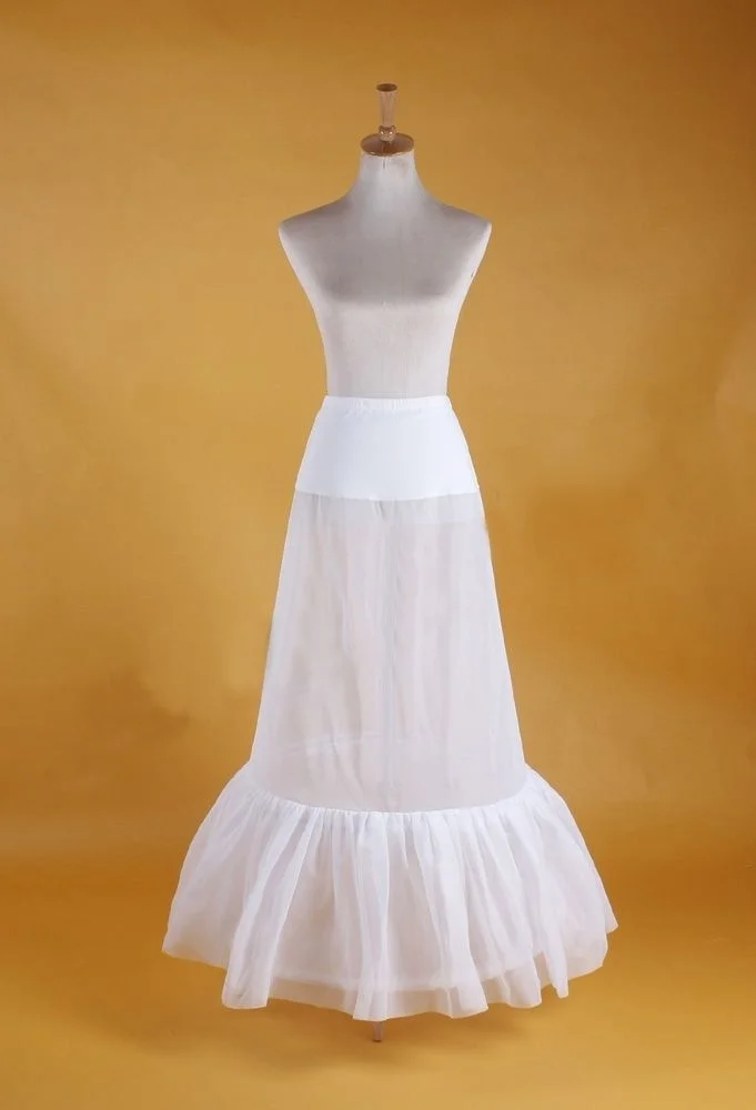 Bridal Hoop Skirt Wedding Petticoat Accessories Crinoline Slip White