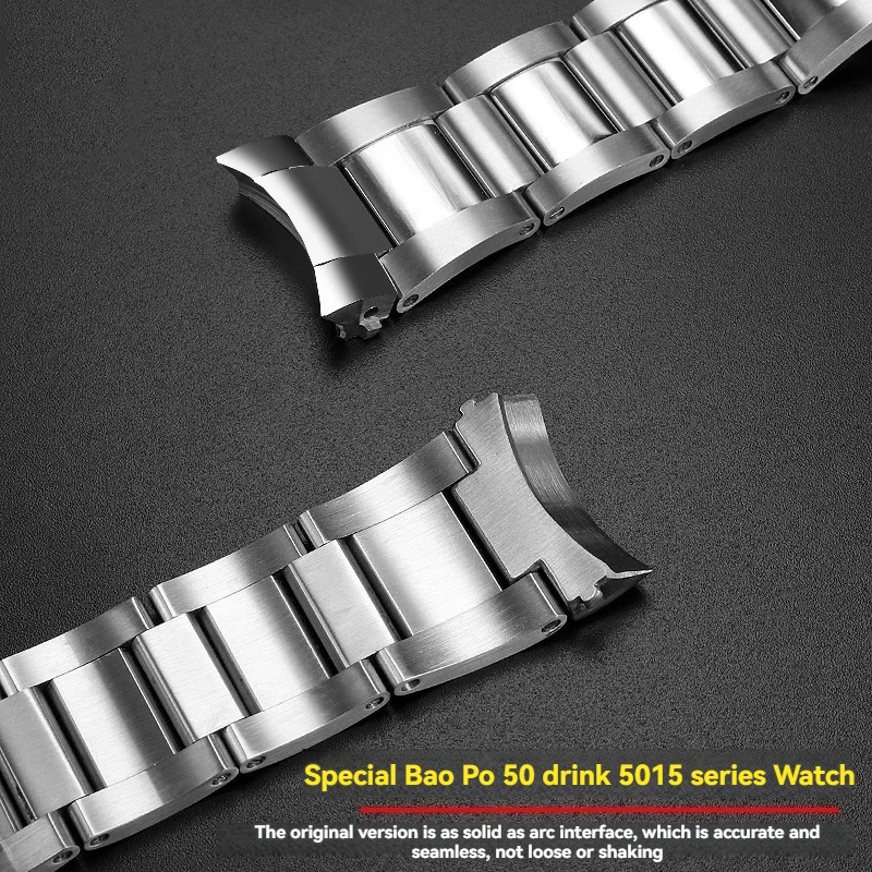 23 мм высококачественная цепочка для часов с изогнутым концом Blancpain 50 Fathoms Series 5000