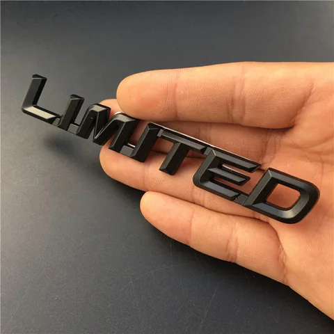 3D металлический хромированный Черный Красный Логотип ограниченная эмблема значок для автомобильного брызговика наклейка для багажника для Toyota Highlander ограниченная наклейка аксессуары