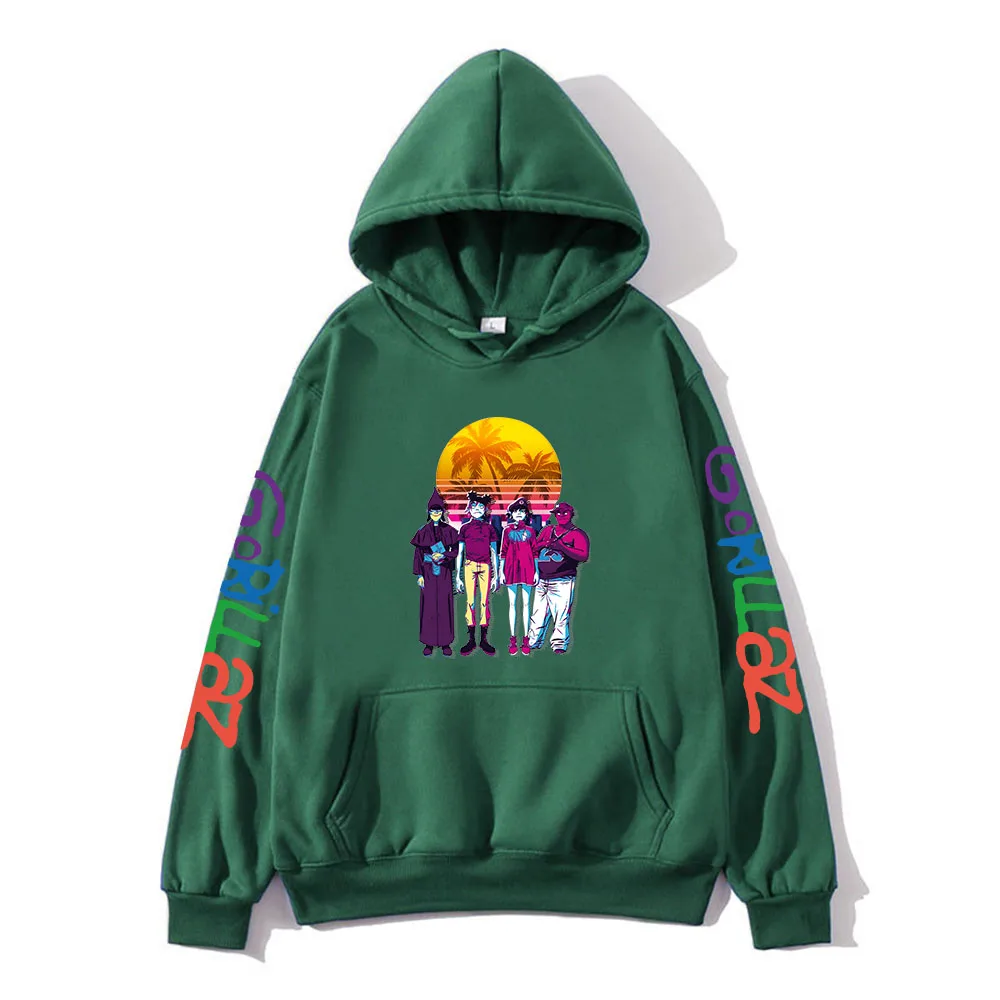 Gorillaz Sweatshirts for Kids Music Band Graphic Hoodies Girls Fashion Clothing Y2k Clothes Streetwear Sudadera Baby Boys Tops