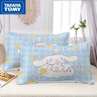 takara tomy2022 hello kitty pillowcase small fresh cartoon cute girl pink pillow cover skin friendly breathable pillowcase
