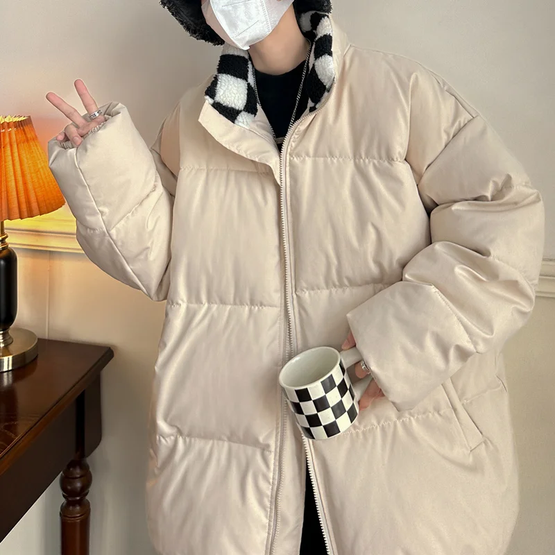 Winter Jacket Men Warm Fashion Casual Thickened Down Jacket Men Korean Loose Thick Short Coat Mens Parker Large Size M-5XL