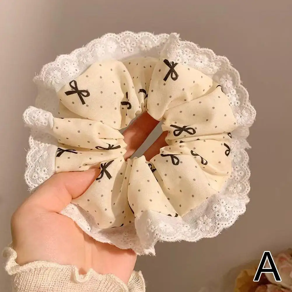 Корейский тренд кружевная ткань круг для толстой кишки галстуки на день рождения