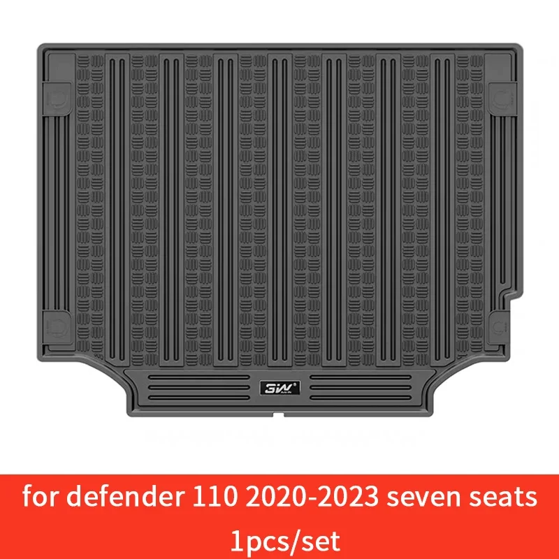 

Новый коврик в багажник из ТПЭ для аксессуаров Land Rover Defender 110 2020-2023, водонепроницаемый и легко чистящийся