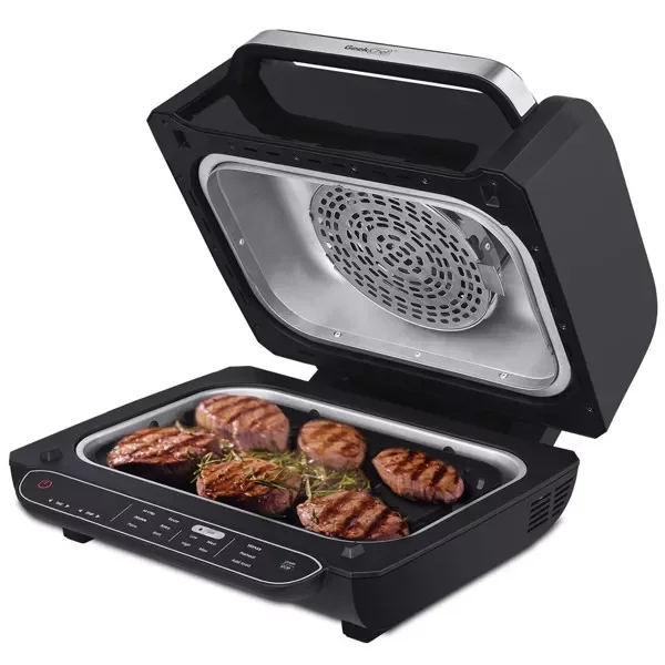 

NEW2023 Indoor Grill 8 in 1 Air Fryer Roast Bake Dehydrate Broil with Extra Large Capacity