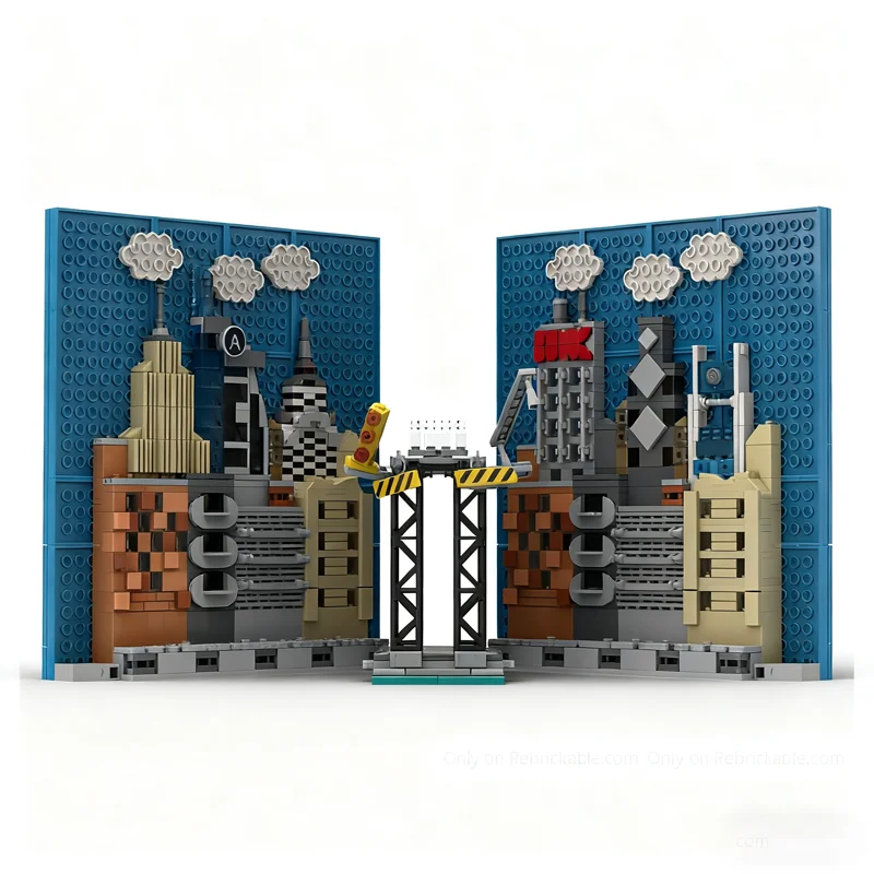 Фото 1221 шт. MOC паук, книга метро, уголок, модель супергероев, строительные блоки, архитектура, креативные игрушки, идея для рождественских подарков №2