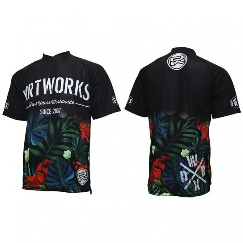 

DK downhill suit short-sleeved outdoor quick-drying breathable mountain bike sportswear racing off-road cycling jersey