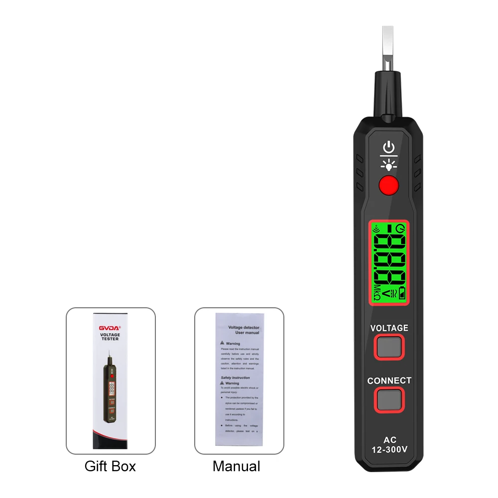 

GVDA Бесконтактный тестер напряжения 12-300В