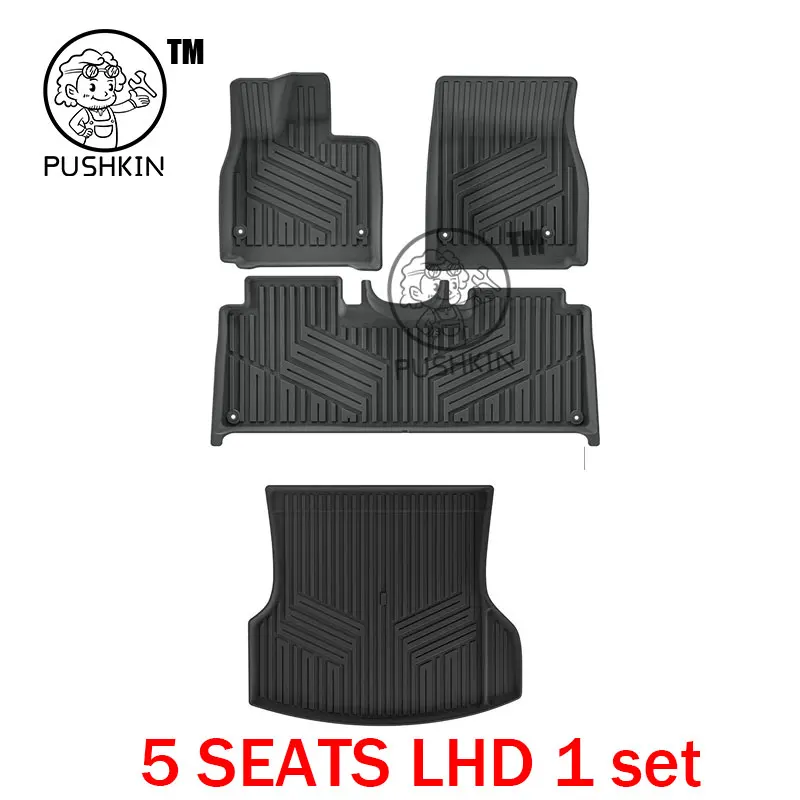 

RHD LHD для Changan AVATAR 11 2025 TPE Коврики для багажника Всепогодные напольные вкладыши Коврик для багажника Сверхмощный водонепроницаемый коврик