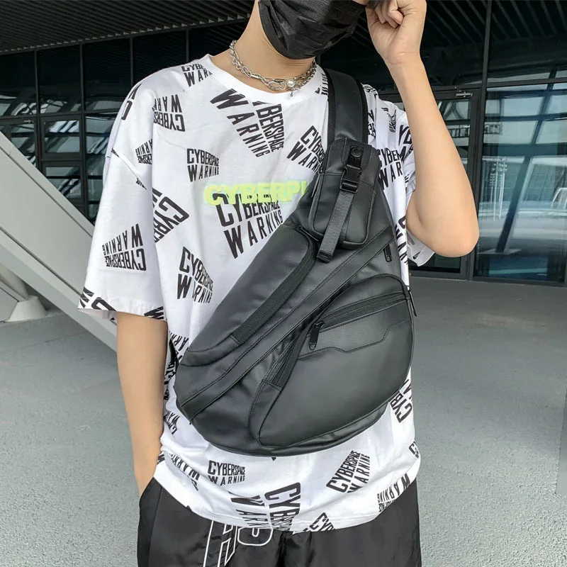 

Brand Men's Chest Rig 2022 Fashion Waterproof Large Male Crossbody Body Japanese Oxford Designer Shoulder Side Bag Travel Sports