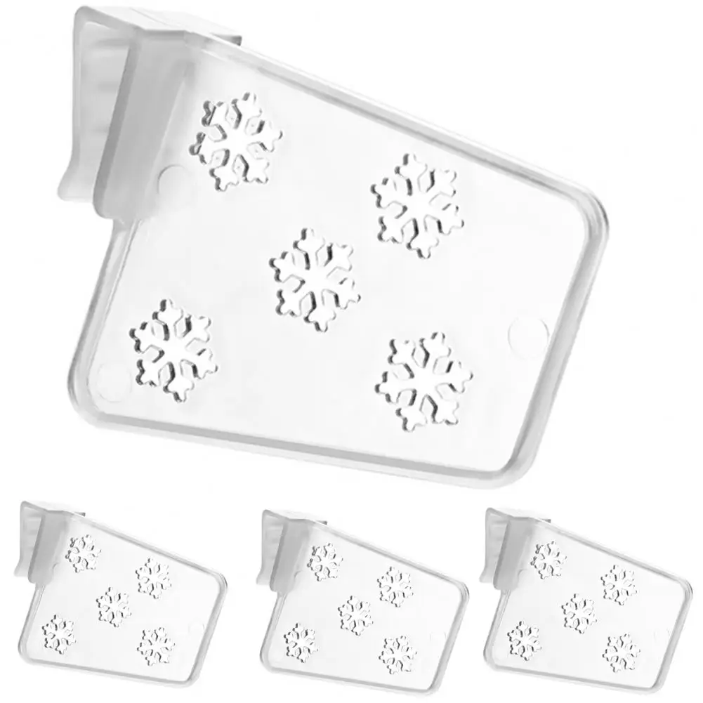 

4Pcs/Set Popular White Refrigerator Separators Compact Portable Snap-on Refrigerator Dividers Organizer Convenient