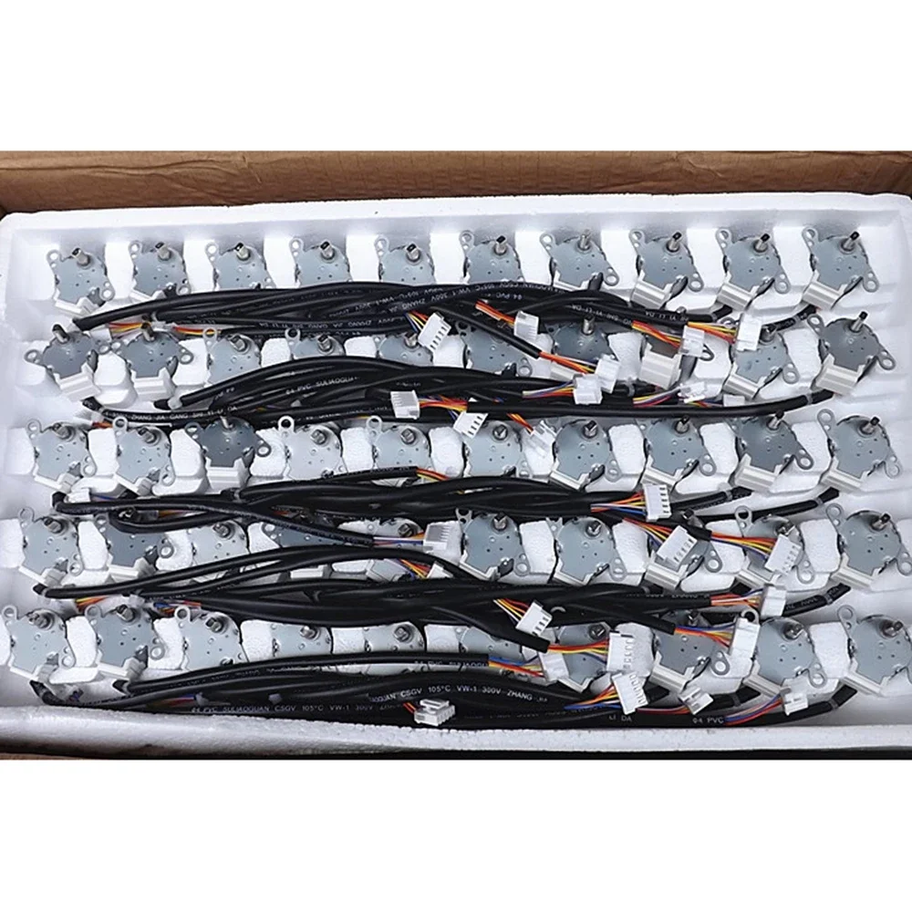 MP24BA мотор-редуктор 4-фазный 5-проводной 12 В постоянного тока шаговый двигатель с