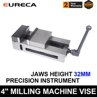 4 bench clamp vise high precision clamping vise 4 inch jaw width cnc fixed jaw 4 inch precision machine vise woodworking tools