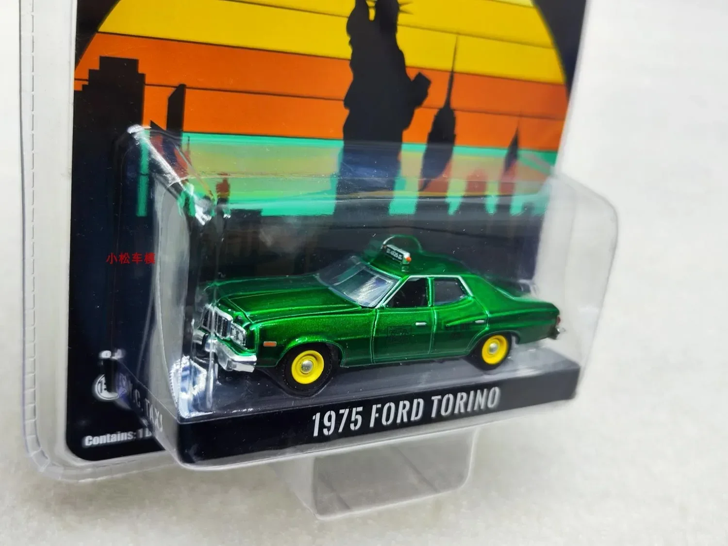 1:64 1975 Ford Torino — NYC Taxi литая под давлением модель автомобиля из металлического