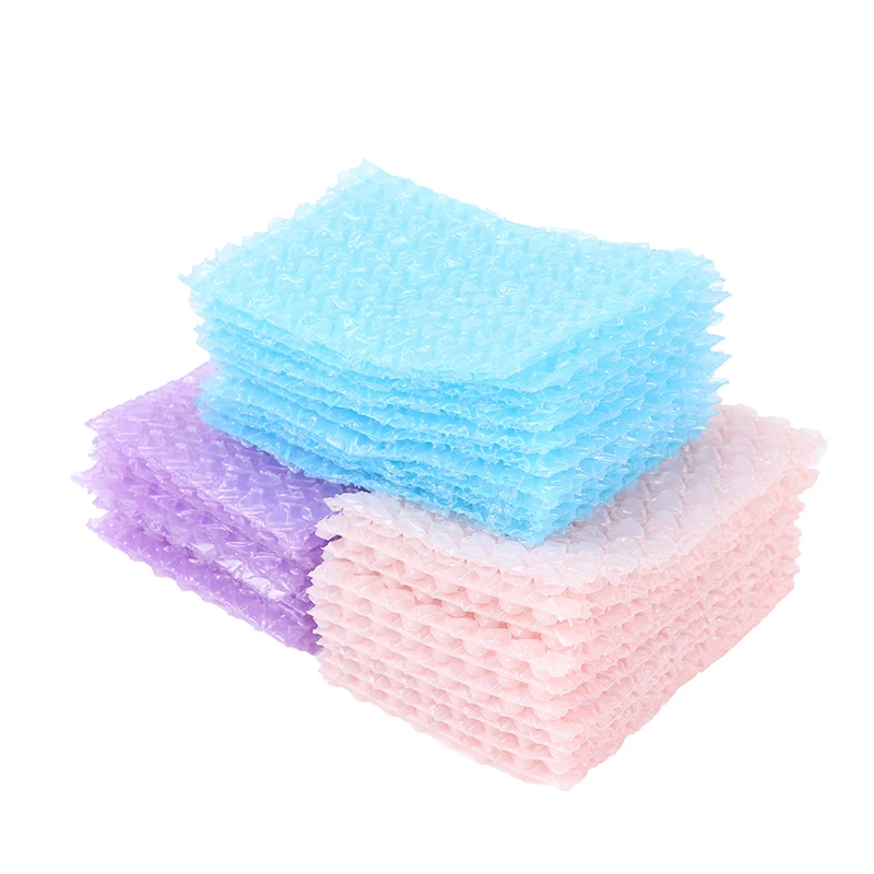 

10Pcs Envelope Protective Wrap Plastic Shockproof Bag Candy Color Clear Bubble Foam Packing Bags For Packing Mailers Padded Bags