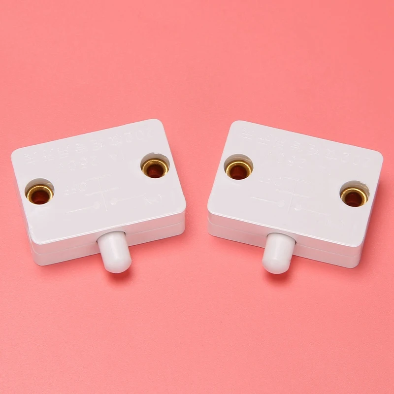 

24Pcs Door LED Switch For Closet Light,Normally Closed Cabinet Electrical Lamp Switches,For Closet Pantry Cabinet White