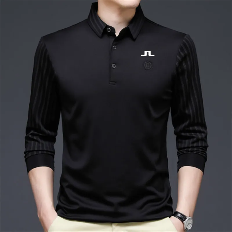 2023 New Golf High Quality Wear Men's Long Sleeve T-shirt Breathable Golf Clothing Outdoor Leisure Shirt