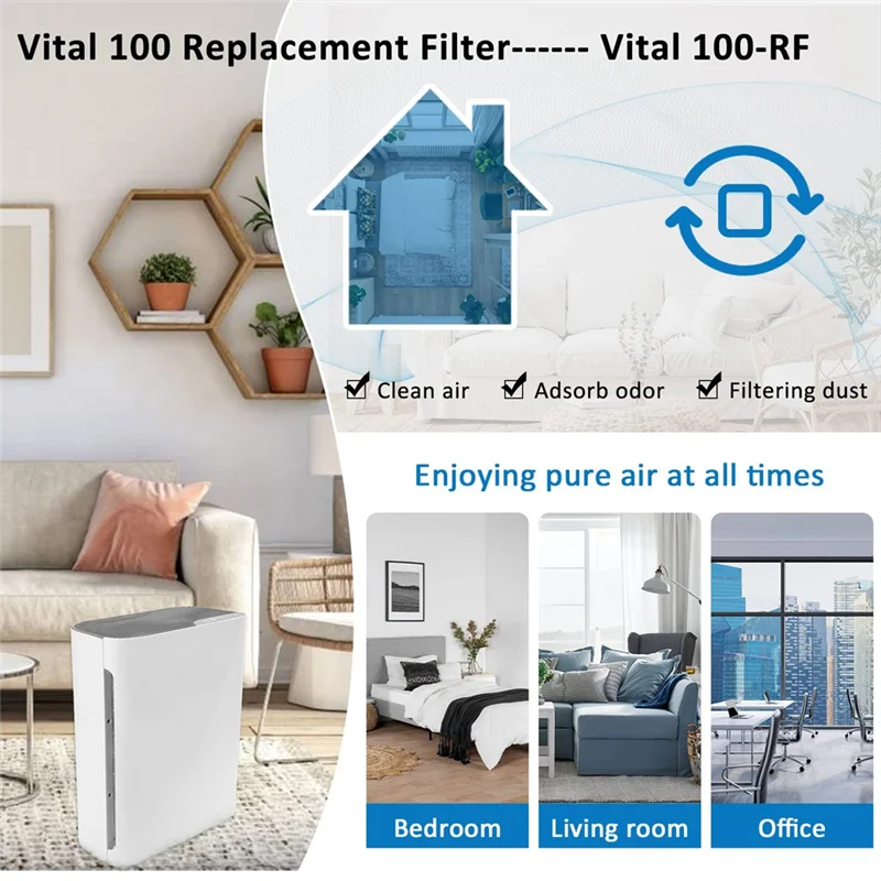 2 шт. для Levoit Vital 100 аксессуары очистителей воздуха Vital100-RF сменный