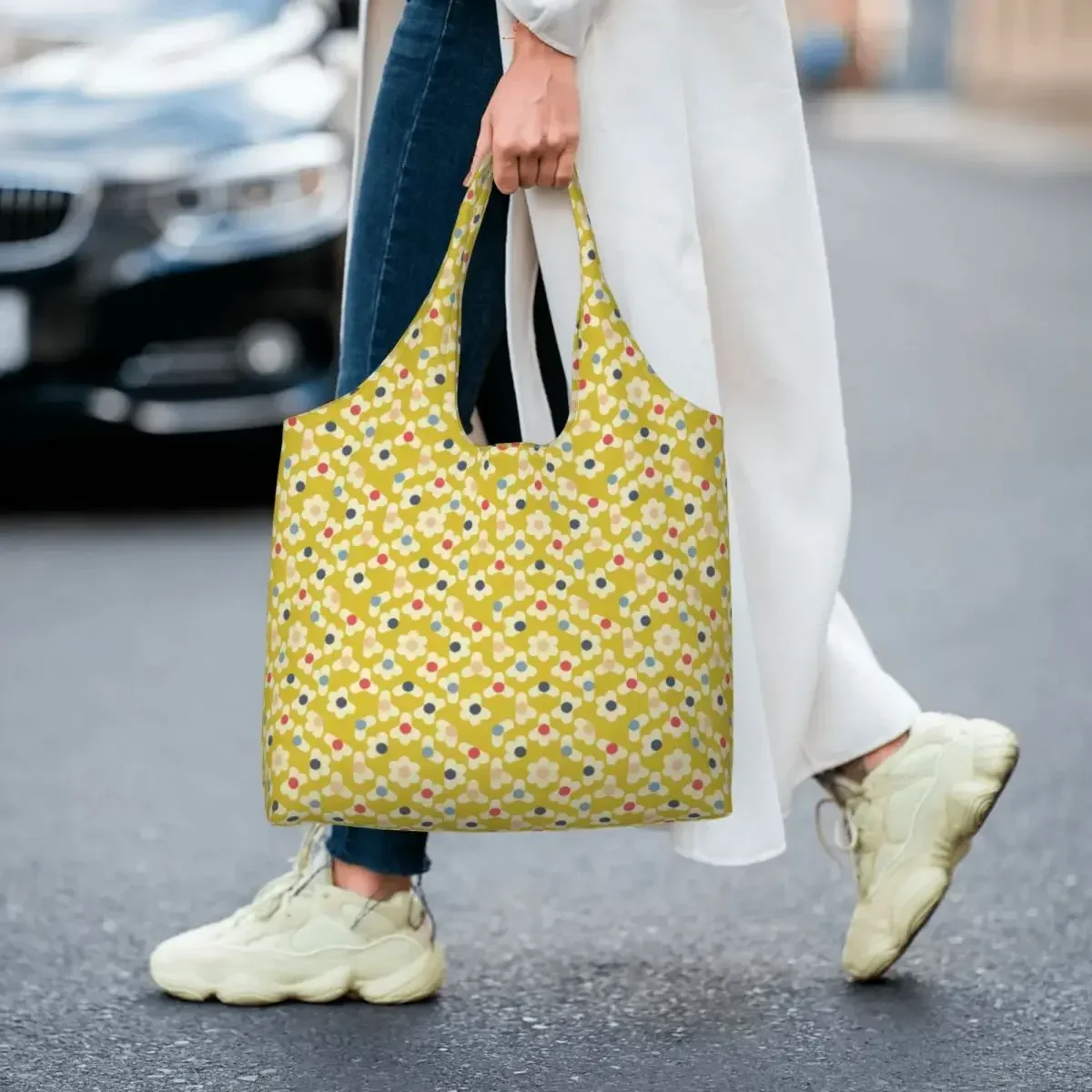 Холщовые сумки для покупок Он любит меня Cloudberry женские прочные большой