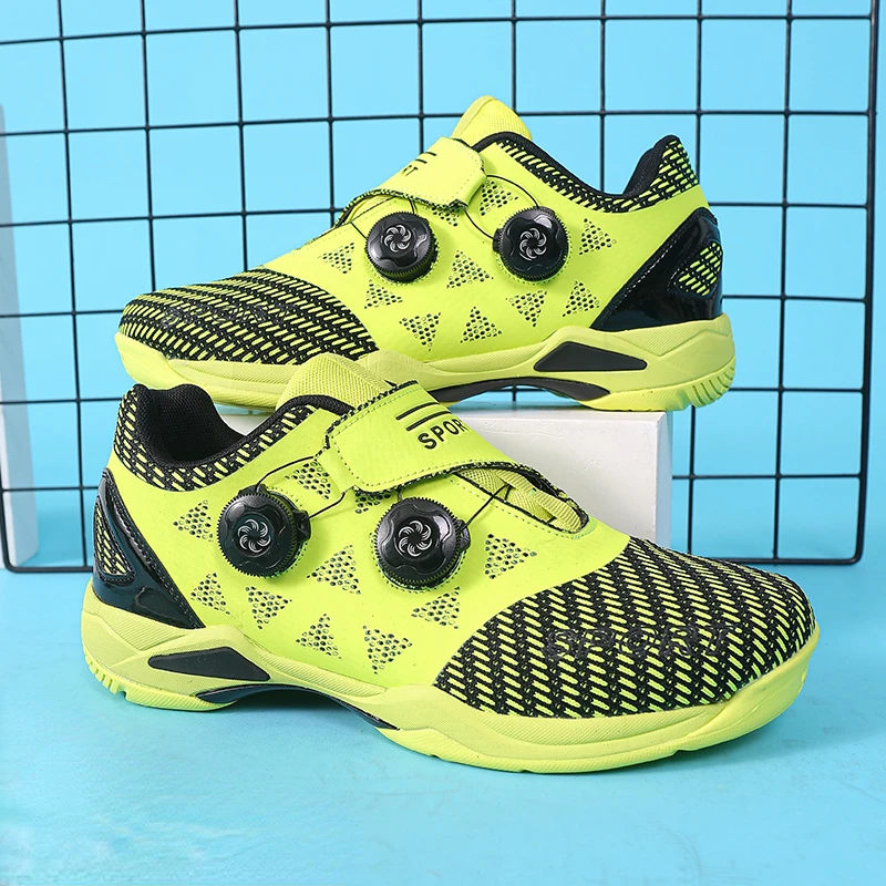 Professional Unisex Table Tennis Shoes Mesh Breathable Table Tennis Competition Shoes Non-slip Table Tennis Training Shoes Men