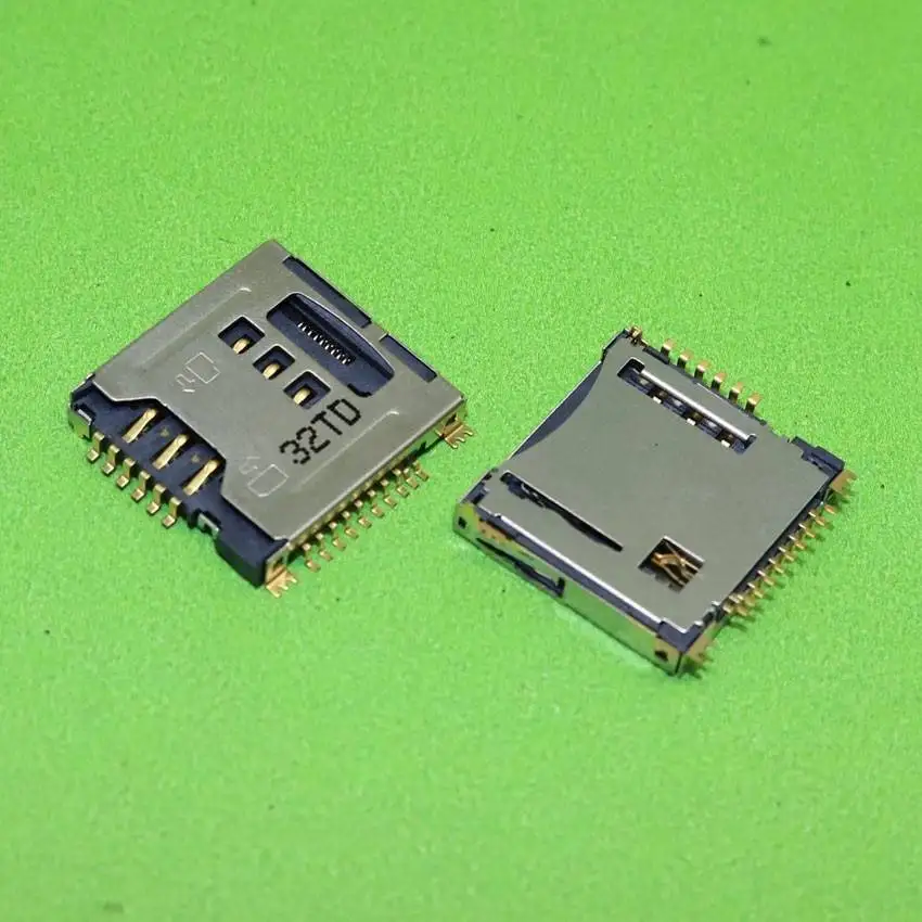 10PCS/LOT Original new for ZTE MF827 MF180 MF190 MF823 MF626 SIM Card Reader Holder Slot Connector socket on motherboard - купить по