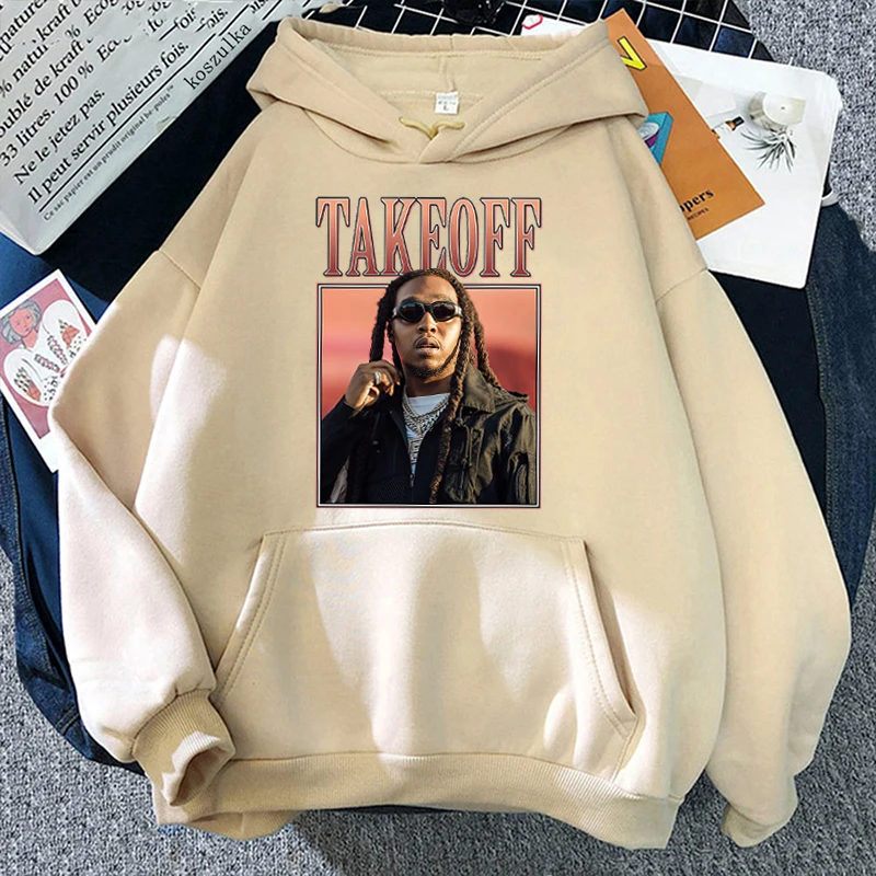 

Retro Men Pullover RIP Takeoff 1994 - 2022 Gone But Not Forgoten Sweatshirt Women Male Rock and Roll Rap Band Gothic Outerwear