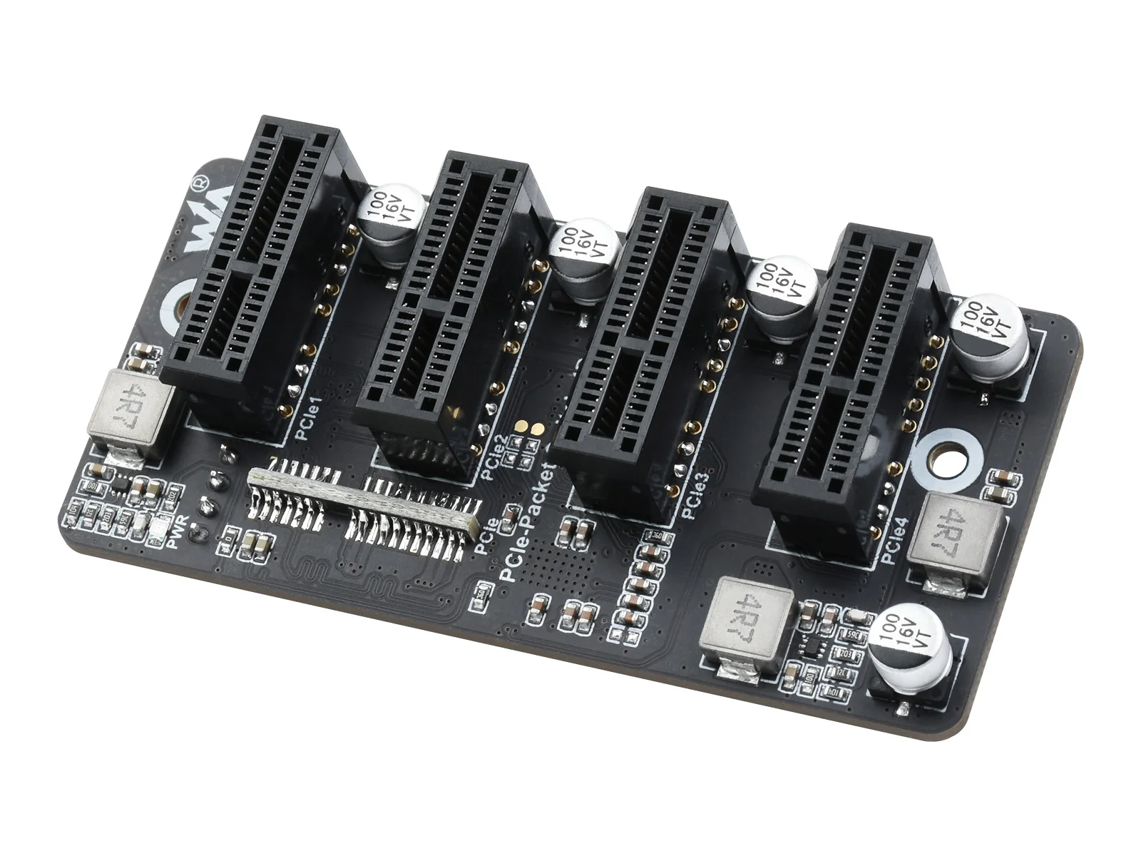 Расширенный 4-канальный расширитель PCIe Gen 2 × 1 стабильная производительность без