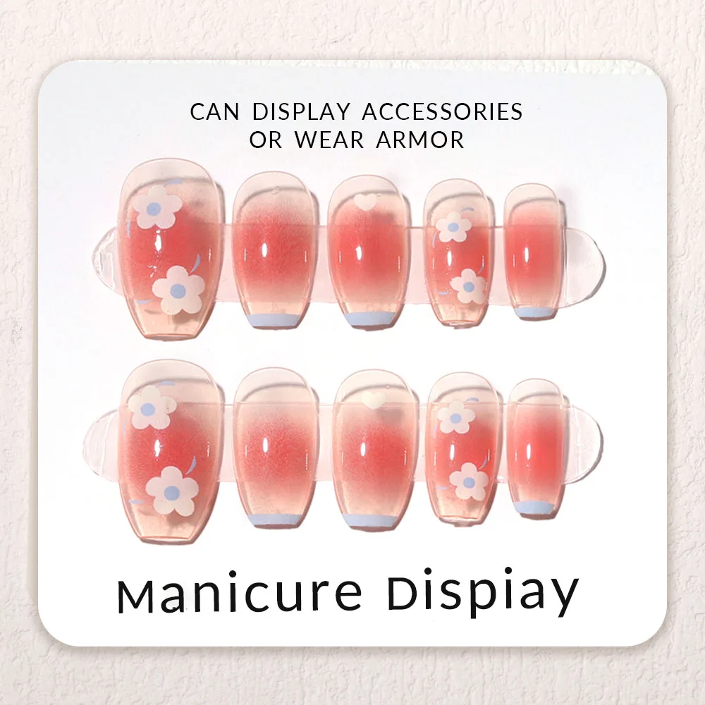 

Navolution 20Pcs/Set Flower Series ​DIY Manicure Wearable Fake Nails press on Detachable Finished Fingernails