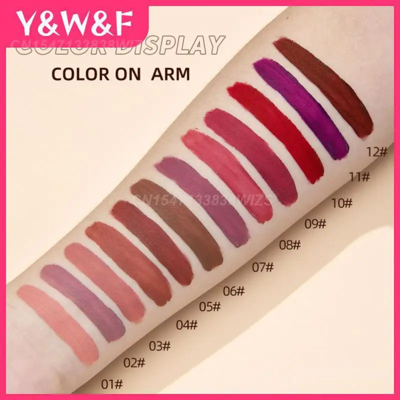 

Водостойкий блеск для губ, Косметика для макияжа, устойчивая к поту антипригарная чашка, портативный хайлайтер, набор для макияжа, матовая п...