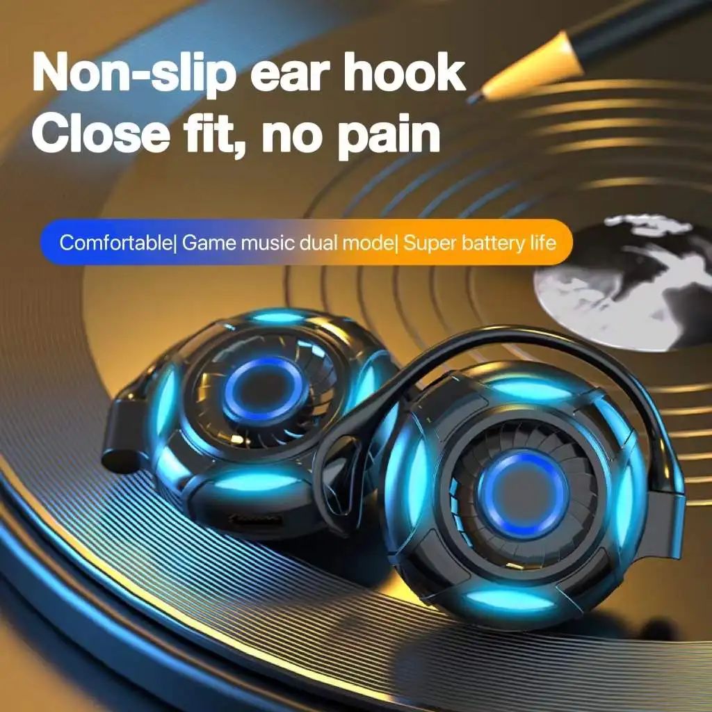 S660 подвесные музыкальные наушники с сенсорным управлением Bluetooth-совместимые 5 2 TWS