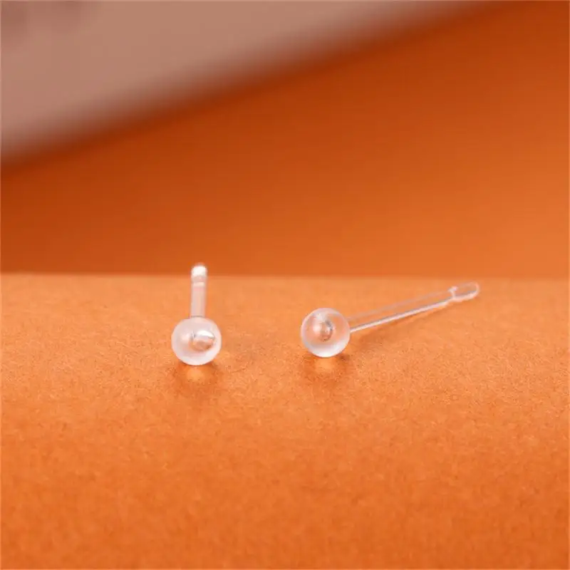 2/4/6 компл. 7 доступных вариантов антиблокирующие серьги-гвоздики приятные для