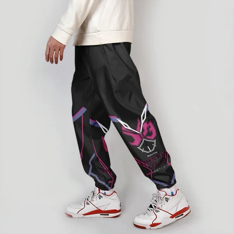 Kamen Rider REVICE 3D цифровая печать японского аниме брюки для бега мужская уличная