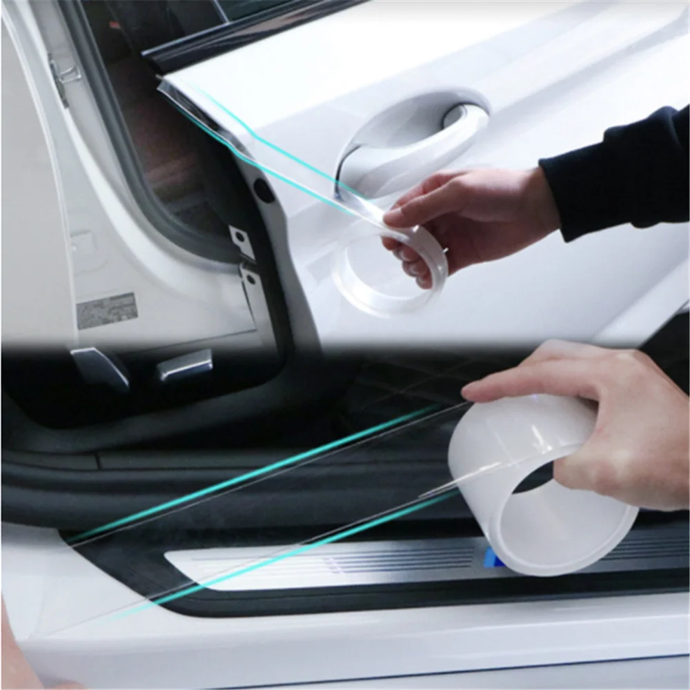 Прозрачная пленка для порога автомобиля kia rio x-line rav4 h4 prado 150 land cruiser 200 nissan juke