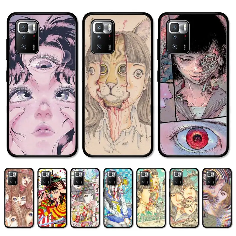 

Shintaro Kago Horror Cartoons Phone Case for Redmi 5 6 7 8 9 A 5plus K20 4X S2 GO 6 K30 pro