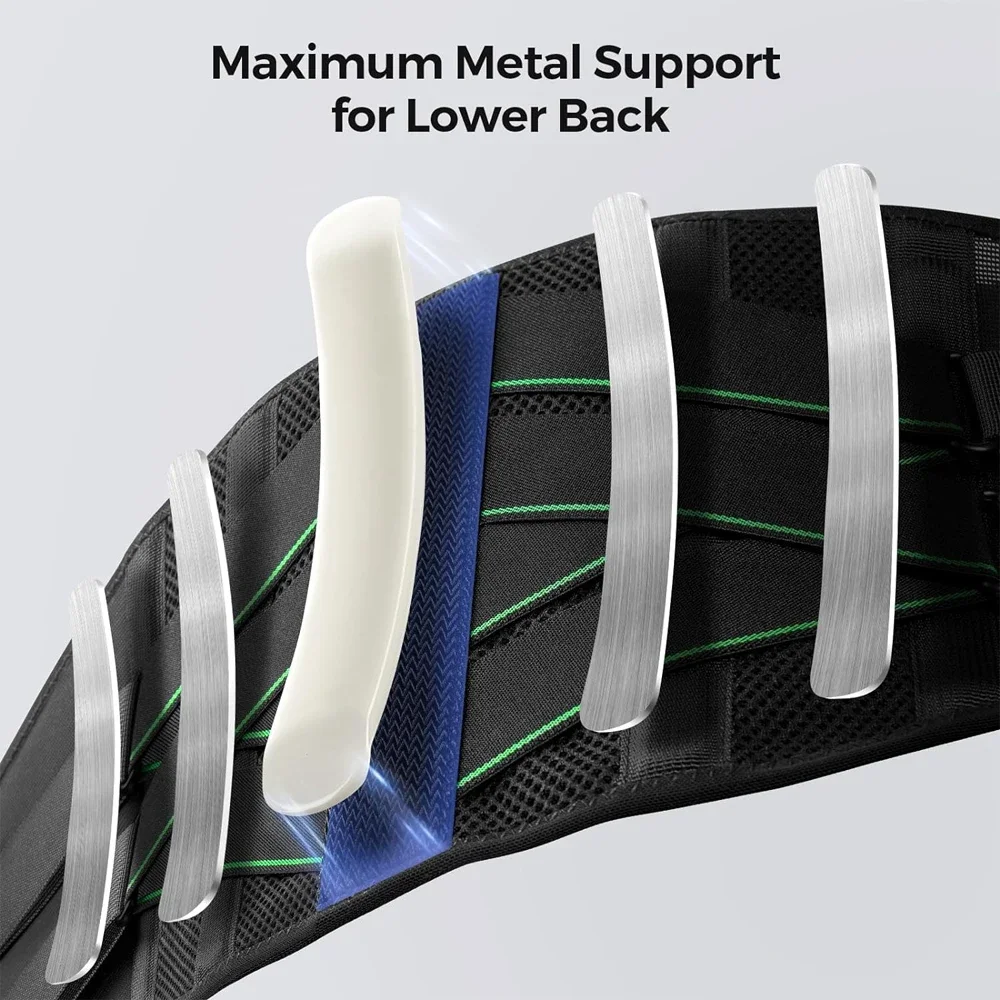  Регулируемый Поддерживающий Пояс Для Нижней Части Спины Мужчин И Женщин