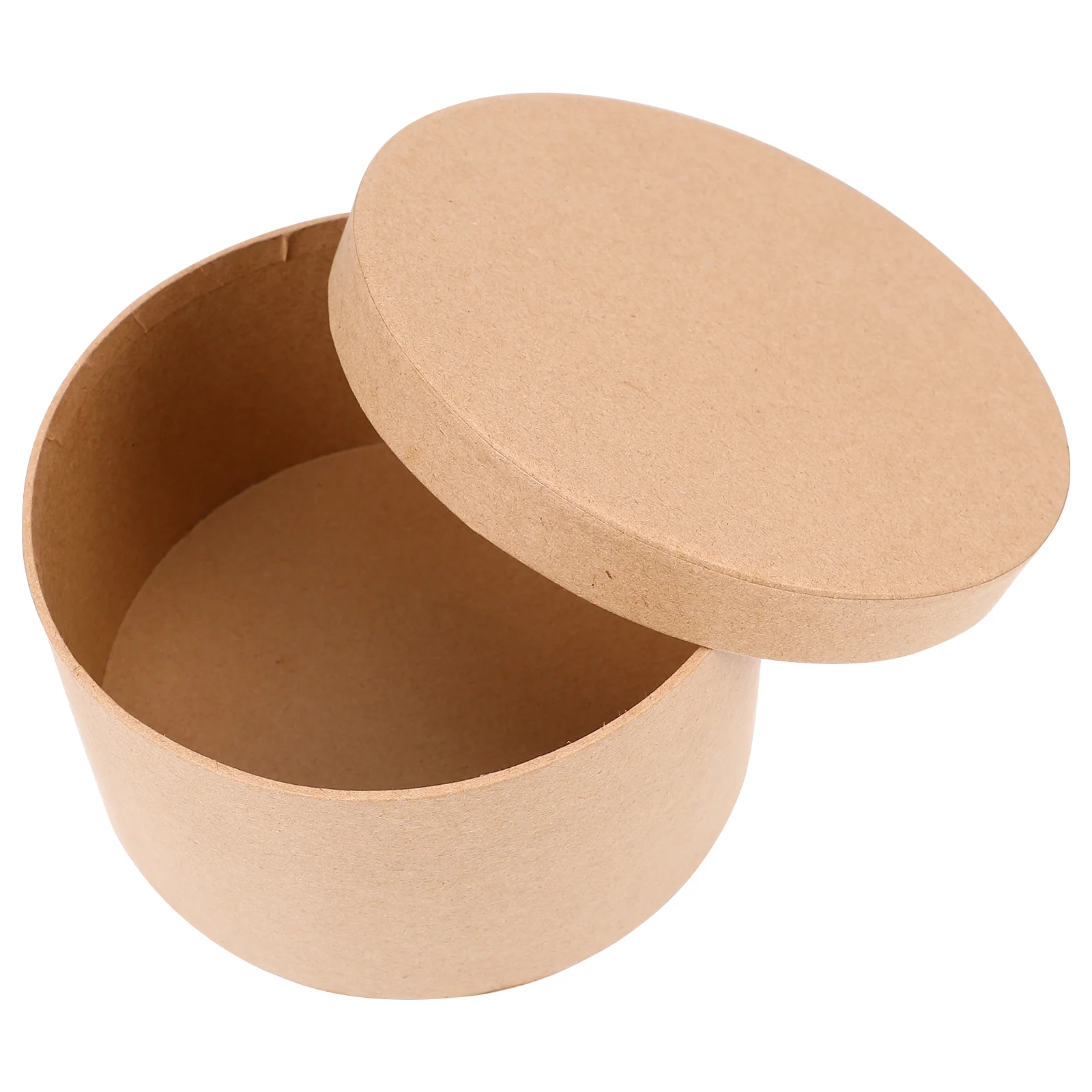 Boxes Paper Round Kraft Cupcake Cake Cookie Gift Container Bakery Flower Mache Packaging Carrier Cream Cups Empty Ice