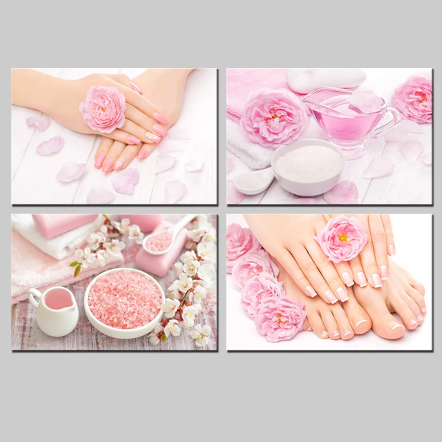 

Spa Yoga Salon Body Nail Massage Posters Pictures Canvas Wall Art Decorative Printed Home Decor Paintings Kids Gift Decoration