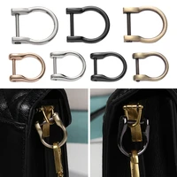 metal detachable removable open screw d ring buckle shackle clasp leather craft bag strap belt handle shoulder webbing buckle
