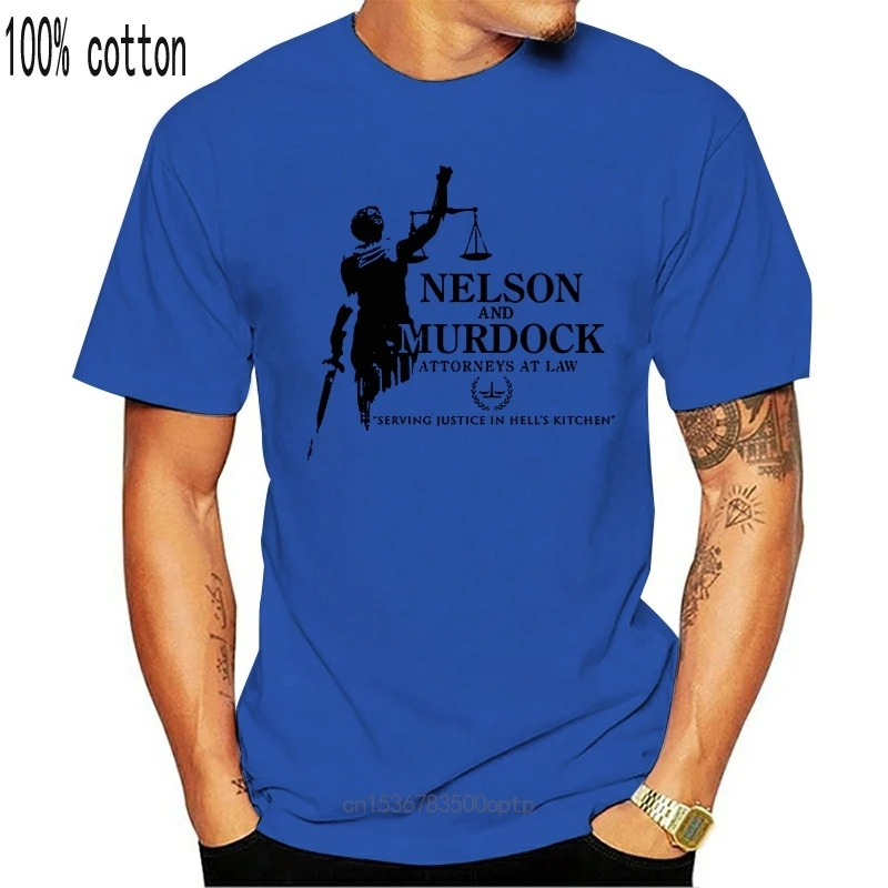 

New Daredevil Nelson and Murdock Attorneys at Law T-Shirt Tops Tee Shirt Streetwear Casual