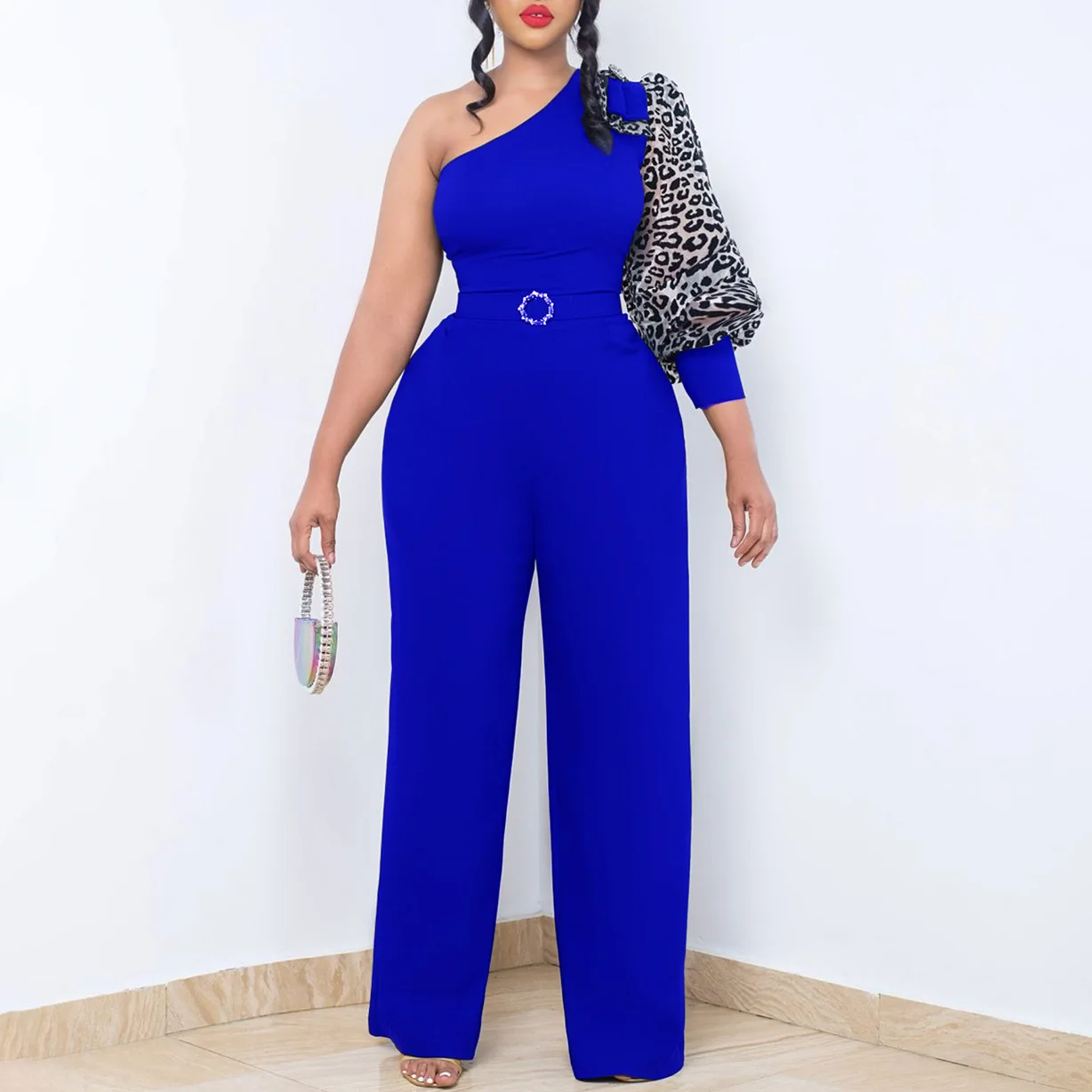 

African Jumpsuit Dresses For Women 2023 New Ladies Dashiki Long Sleeve Ankara Style Trousers Fashion Robe Africaine Jumpsuit