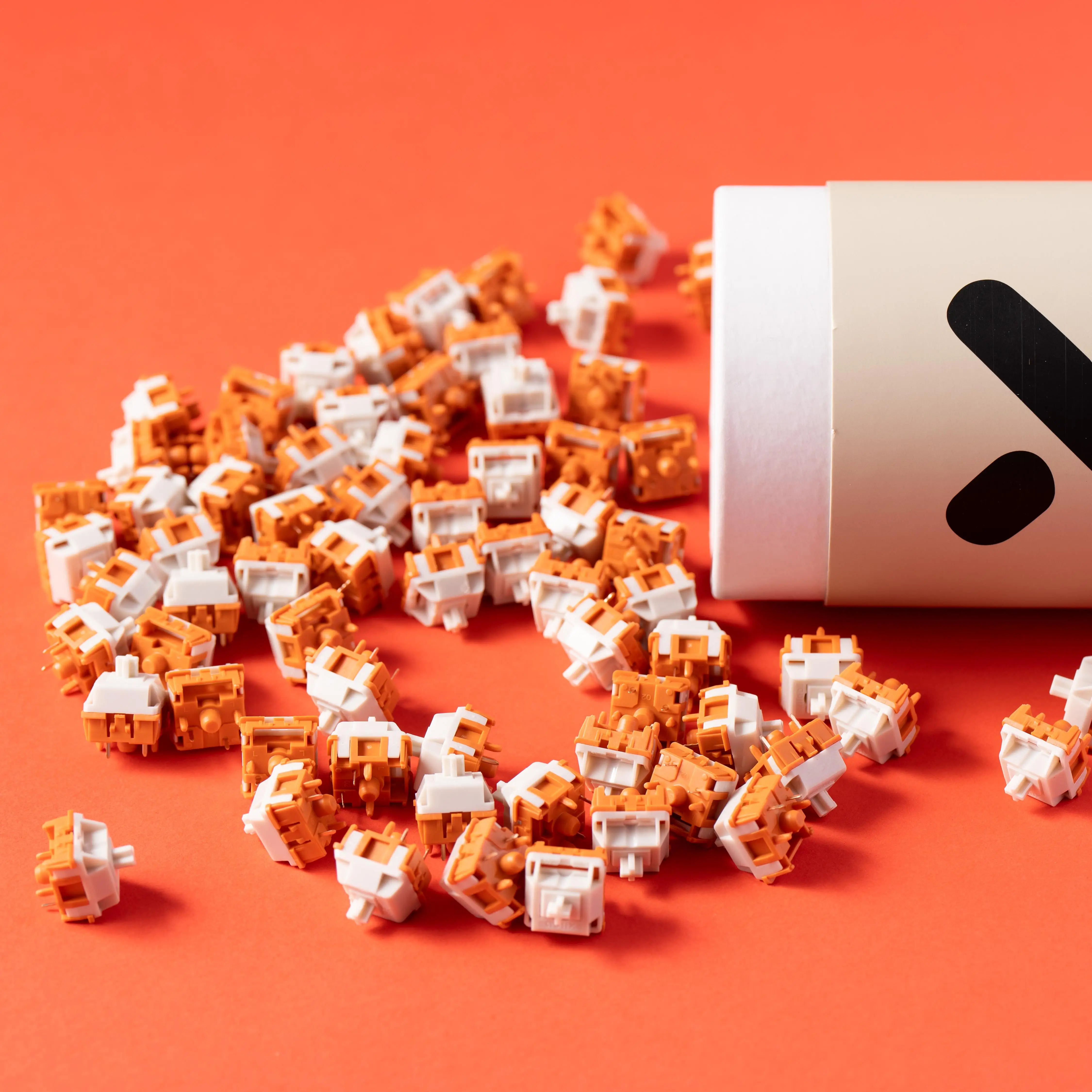 XLLAB x HMX винтажный цитрусовый переключатель линейные серебряные переключатели