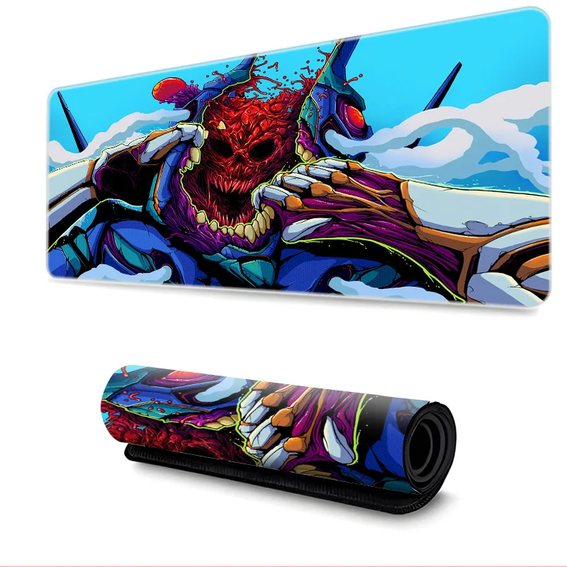 Коврик для мыши черный и белый, размер XXL, 300x600 мм