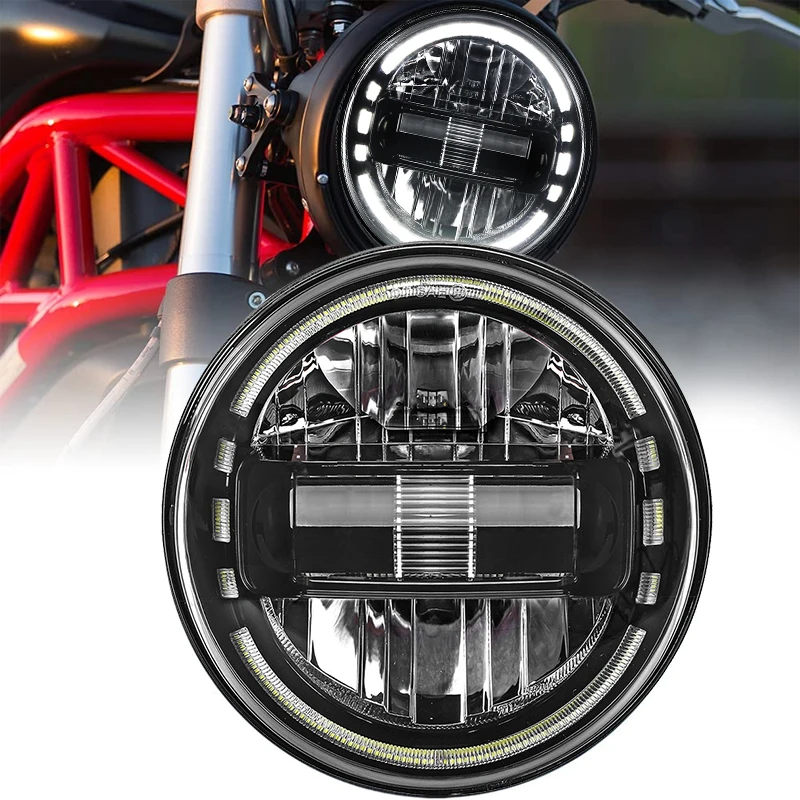 7-дюймовая светодиодная фара для мотоцикла Harley Ultra Classic Electra Street Glide Road King Yamaha Royal